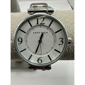 Anne Klein Womens 10/9169 New Battery 34MM 7.25" Analog Watch Leather Band V